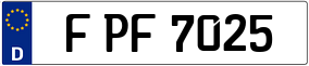 Truck License Plate